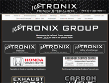 Tablet Screenshot of icetronix.com